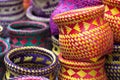 Indian handicrafts made by the natives of Paraty Royalty Free Stock Photo