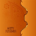 Indian happy dussehra festival background with bow design