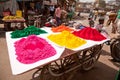 Indian happy man Color full colors of holi