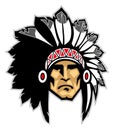 Indian head mascot Royalty Free Stock Photo