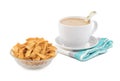 Indian Healthy Deep Fried Soya Chips Tea time Snack Royalty Free Stock Photo