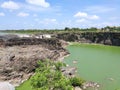 The indian Hillstation environment of small river Royalty Free Stock Photo