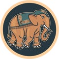 Indian - Hindu - Decorated Elephant