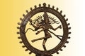 Indian hindu god Shiva Nataraja - Lord of Dance Statue Royalty Free Stock Photo