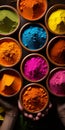 indian holi colors