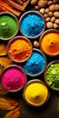 indian holi colors