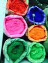 Indian Holi festival colours Royalty Free Stock Photo