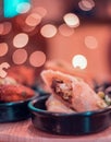 Indian home style Chicken roll Royalty Free Stock Photo