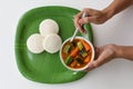 Indian idly or idli