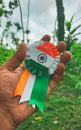 Indian Independence Day. holding india flag. indian flag image. happy independence day.