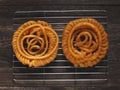 Indian jalebi sweets Royalty Free Stock Photo