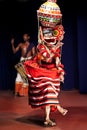 Indian Kathakali performer