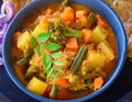 Indian Kerala meal-sambar kerala stew