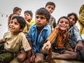 Indian Kids in the Jaisalmer Desert, Rajasthan, India
