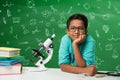 Indian kids and science Royalty Free Stock Photo
