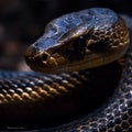 Indian King Cobra showcasing its regal presence