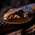 Indian King Cobra showcasing its regal presence