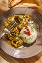 Indian Korma Curry Dinner Royalty Free Stock Photo