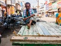 Indian labourer portrait Royalty Free Stock Photo