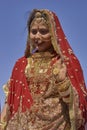 Indian Lady at the Desert Festival