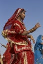 Indian Lady at the Desert Festival