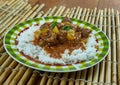 Indian lamb curry Royalty Free Stock Photo