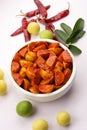 Indian lime pickle Royalty Free Stock Photo