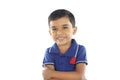 Indian Little Boy Posing to Camera Royalty Free Stock Photo