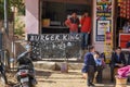 Indian local Buger King fast food restaurant in Ajmer. India