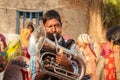 Indian local village marriage band performer