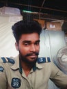 Indian local village security guard