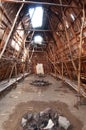 Indian longhouse interior