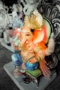 Indian Lord Ganesh Sculpting Statue