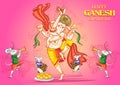 Indian Lord Ganpati for Ganesh Chaturthi festival of India Royalty Free Stock Photo