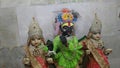 Indian lord Krishan shringar darshan