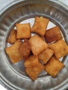 Indian Maharashtrian food fried Sweet Diwali special Shankrpali