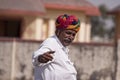 Old Rajasthani man from Mela,India