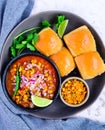 Indian marathi snacks - Misal Pav