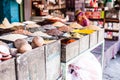 Indian Marketstall selling ingredients Royalty Free Stock Photo