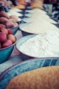 Indian Marketstall selling ingredients