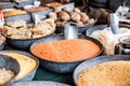 Indian Marketstall selling ingredients