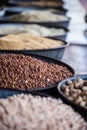 Indian Marketstall selling ingredients Royalty Free Stock Photo