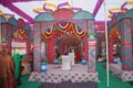 Indian Marriage decoration and area.