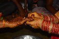 Indian marriage time pic on qute Royalty Free Stock Photo