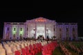 Indian marriage villa decorated with lighting