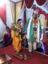 Indian marrige function with 7 phere