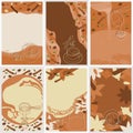 Indian Masala Chai Tea Creative Vector Backgrounds Set