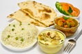 Indian Meal with Chicken korma