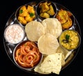 Indian meal Royalty Free Stock Photo