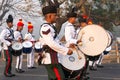 Indian military force playing band